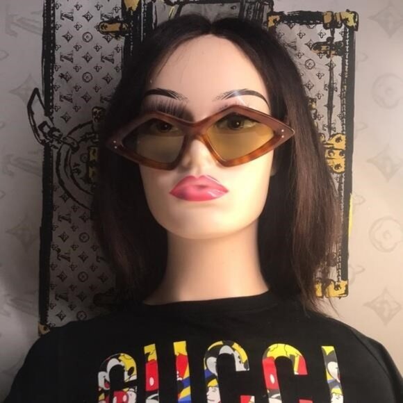 New Authentic Gucci Havana Stylish Brown Sunglasses GG0496S 002 - Picture 6 of 13